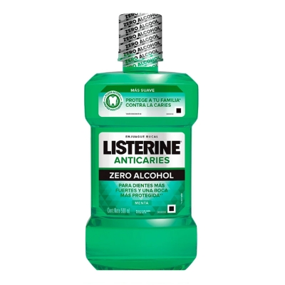 Imagen de Enjuague Bucal Listerine Zero Anticaries 500 MLL