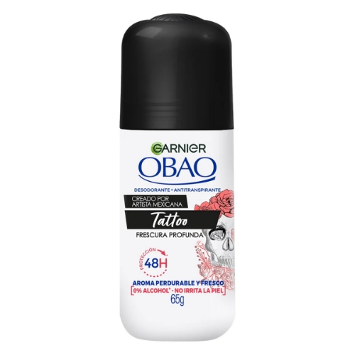 Imagen de Desodorante Obao Rol Tattoo 2.0 Mujer  65 GRS