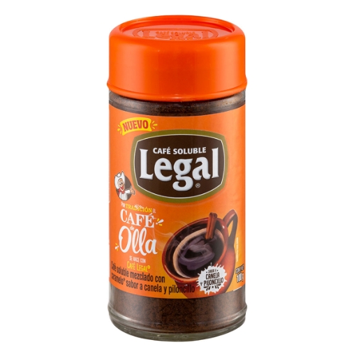 Imagen de Café Soluble Legal De Olla Piloncillo Canela 100 GRS
