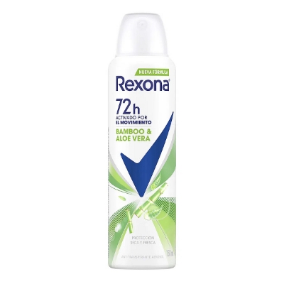 Imagen de Desodorante Rexona Bamboo En Aerosol Para Mujer 150 MLL