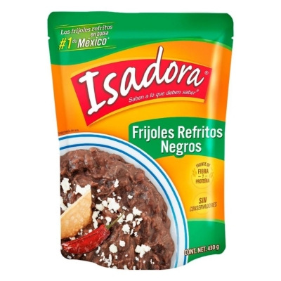 Imagen de Frijoles Isadora Negros Refritos 430 GRS