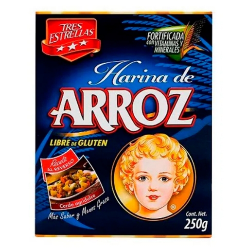 Imagen de Harina De Arroz 3 Estrellas  250 GRS