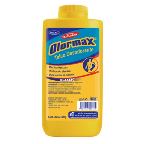Imagen de Talco Olormax Amarillo  300 GRS