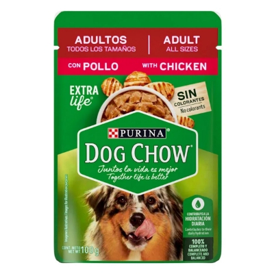 Imagen de Dog Chow Adulto Pollo 100 GRS