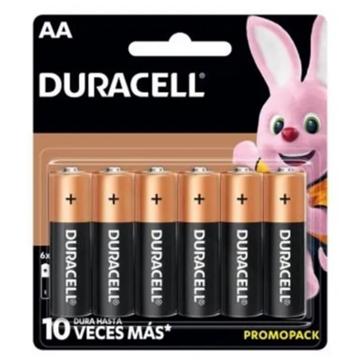 Imagen de Exhibidor Pila Duracell Aa Tira Individual 6 PZS