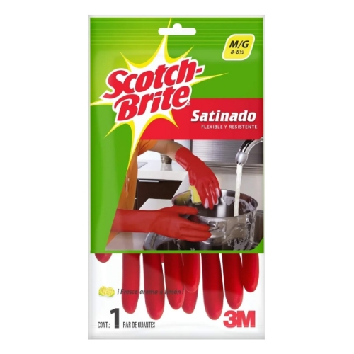Imagen de Mi Guante Satinado Scotch Brite Mediano 1 PZS