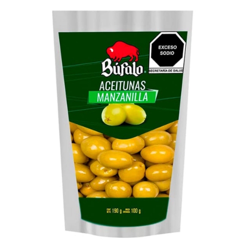 Imagen de Aceituna Con Hueso Bufalo  190 GRS