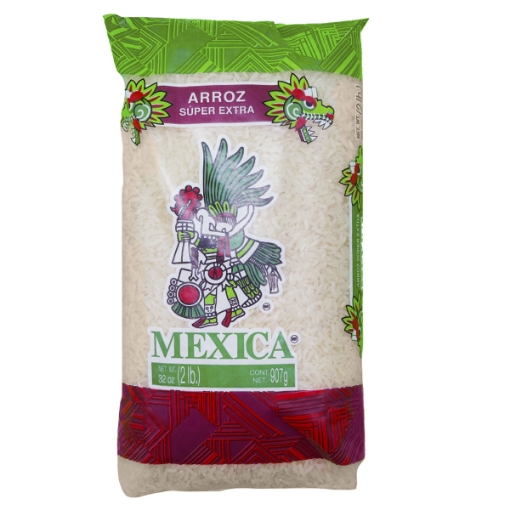 Imagen de Arroz Mexica Largo Super Extra 907 GRS