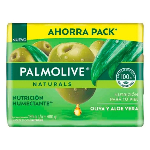 Imagen de Jabon Tocador Palmolive Oliva Y Aloe Vera  120 GRS
