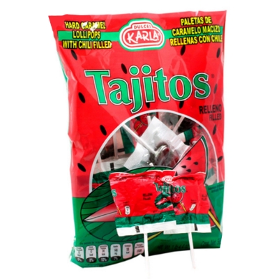 Imagen de Paleta Karla Tajitos Rellena 40 PZS