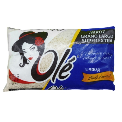 Imagen de Arroz Ole Azul Super Extra 500 GRS