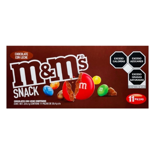 Imagen de Exhibidor Chocolate M&M Snack  20.4 GRS