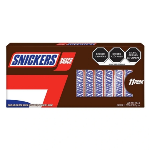 Imagen de Chocolate Snickers Snack  21.5 GRS