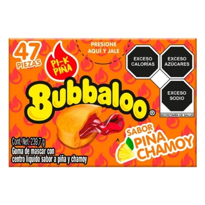 Imagen de CHICLE BUBBALOO PIK PIÑA 47 PZS