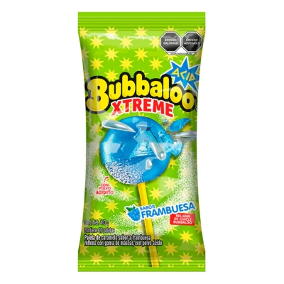 Imagen de Paleta Bubbaxtreme Acido Frambruesa 20 PZS