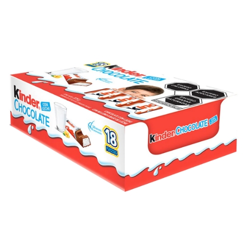 Imagen de Chocolate En Barra Kinder Mini 18 PZS