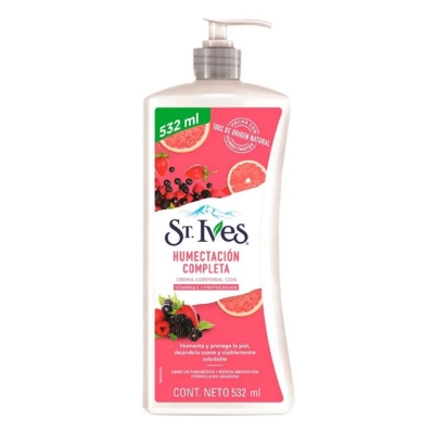 Imagen de Crema Corporal St. Ives Humectación Completa Frutos Rojos 532 MLL