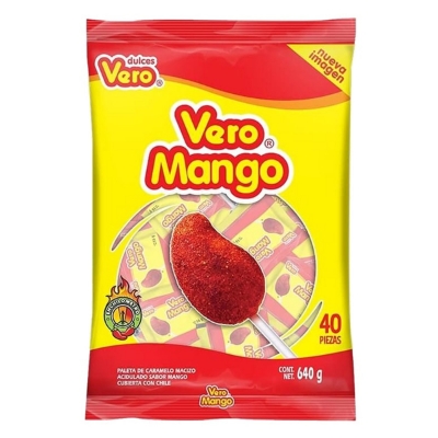 Imagen de Paleta Vero Mango Con Chile 40 PZS