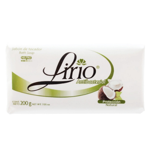 Imagen de Jabón De Tocador Lirio Coco Antibacterial  200 GRS