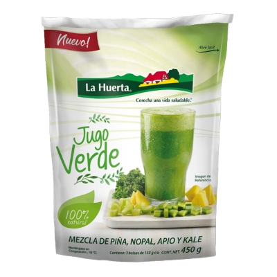 Imagen de SMOOTHIE LA HUERTA JUGO VERDE 450 GRS