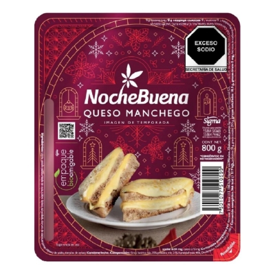 Imagen de Queso Noche Buena Manchego  1 PZS