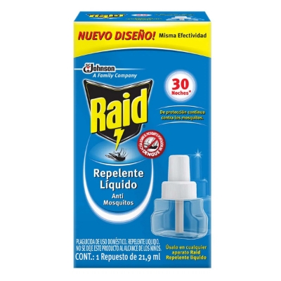 Imagen de Repelente Liquido Raid 30 Noches Repuesto 21.9 MLL