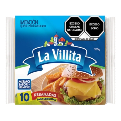 Imagen de Queso La Villita Amarillo  175 GRS