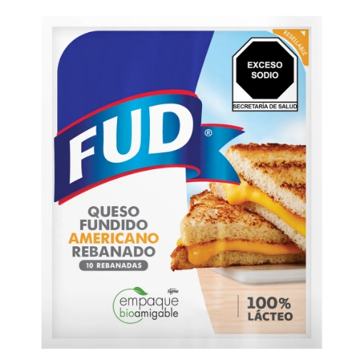 Imagen de Queso Fud Amarillo Americano 180 GRS