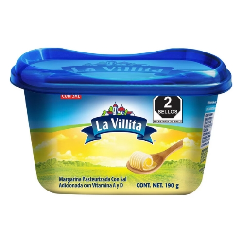 Imagen de Margarina La Villita Sin Sal 190 GRS