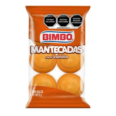 Imagen de Mantecadas Bimbo Vainilla  187.5 GRS