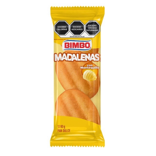 Imagen de Madalenas Bimbo Mantequilla 93 GRS