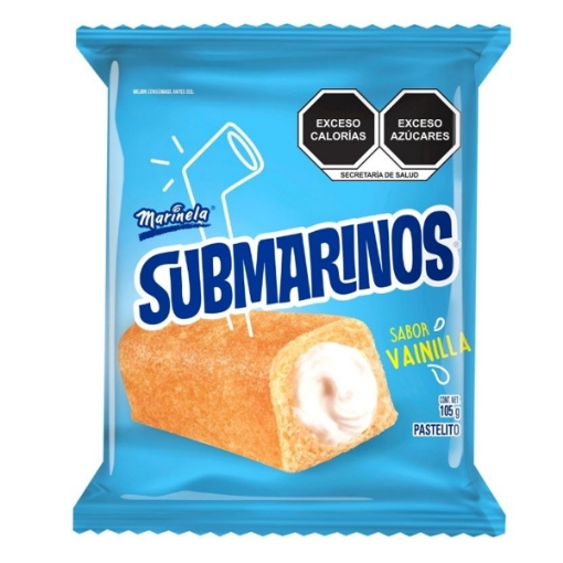 Imagen de Pastelito Marinela Submarinos Vainilla 105 GRS