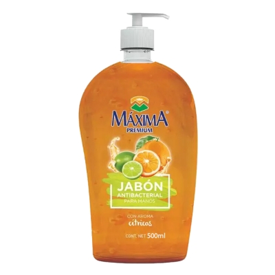 Imagen de JABON LIQUIDO PARA MANOS MAXIMA CITRICOS 500 MLL