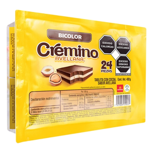 Imagen de Chocolate Cremino Bicolor  24 PZS