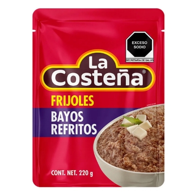 Imagen de Frijol La Costeña Bayos Refritos 220 GRS