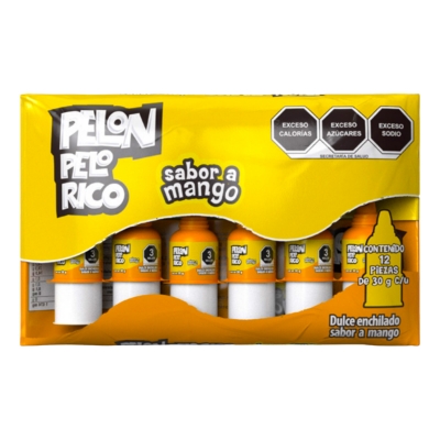 Imagen de Dulce Pelon Pelo Rico Mango 30 GRS