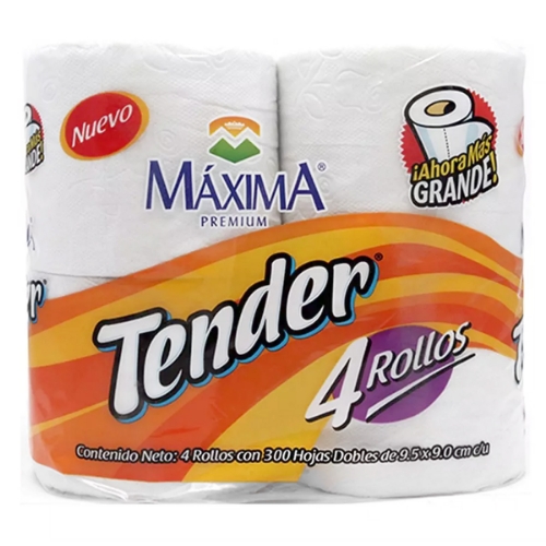 Imagen de Papel Higiénico Tender  4 PZS