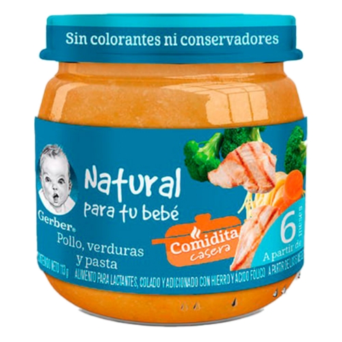 Imagen de Papilla Gerber Comidita Casera Pollo Etapa 113 GRS