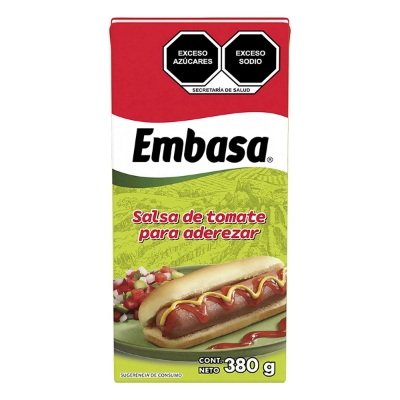 Imagen de Salsa Catsup Embasa Tetrapack 380 GRS