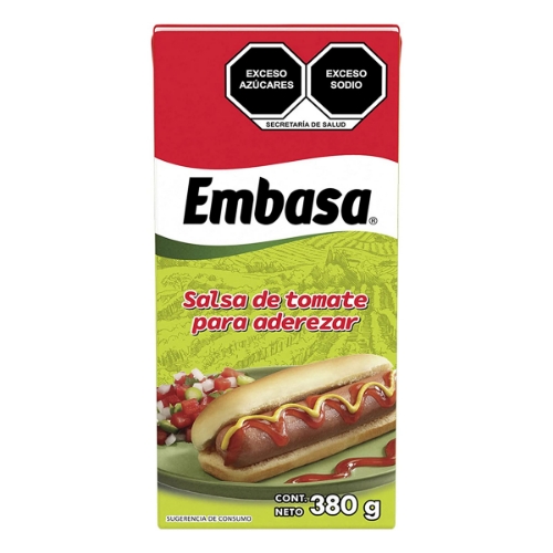 Imagen de Salsa Catsup Embasa Tetrapack 380 GRS
