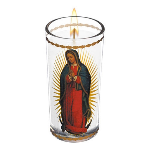 Imagen de Veladora Profina Cubero Guadalupe Faro  1 PZS