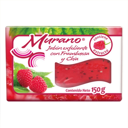 Imagen de Jabon De Tocador Murano Frambuesa Chia  150 GRS