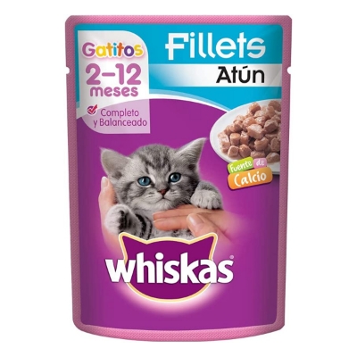 Imagen de Alimento Whiskas Gatitos Pouch Atun 85 GRS