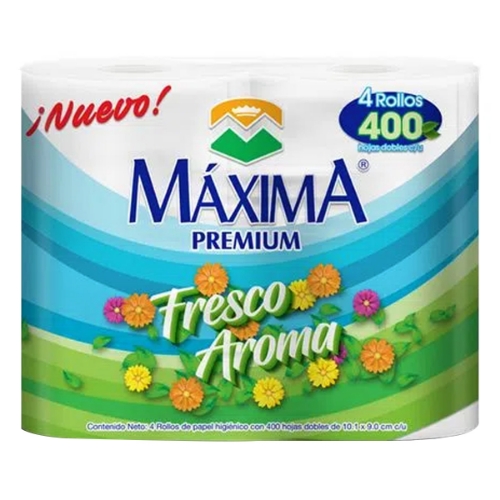 Imagen de Papel Higiénico Máxima Premium Fresh  4 PZS