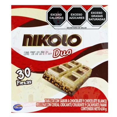 Imagen de Chocolate Nikolo Marmoleado 21 GRS