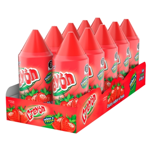 Imagen de Dulce Crayon Fresa 28 GRS