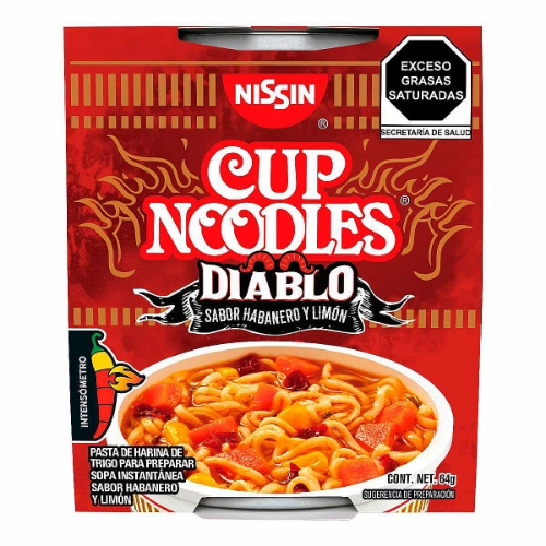 Imagen de Sopa Nissin Diablo Habanero Limon  64 GRS