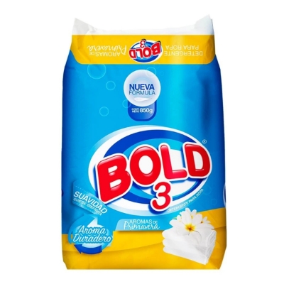 Imagen de Detergente En Polvo Bold 3 Primavera 850 GRS