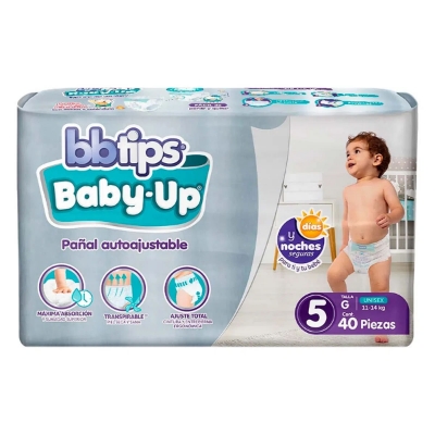 Imagen de Pañal Bbtips Baby Up Etapa 5 40 PZS