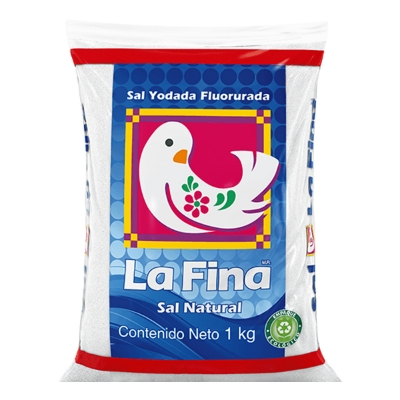 Imagen de Sal La Fina Refinada Bolsa 1 KGS